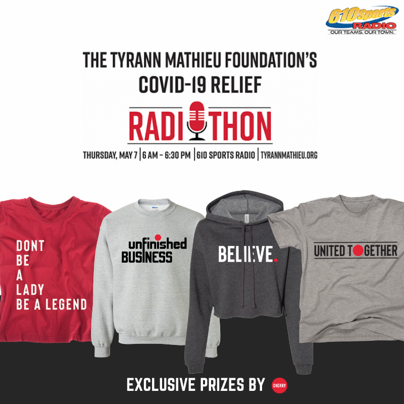 Tyrann Mathieu Foundation's Covid-19 Relief Radiothon