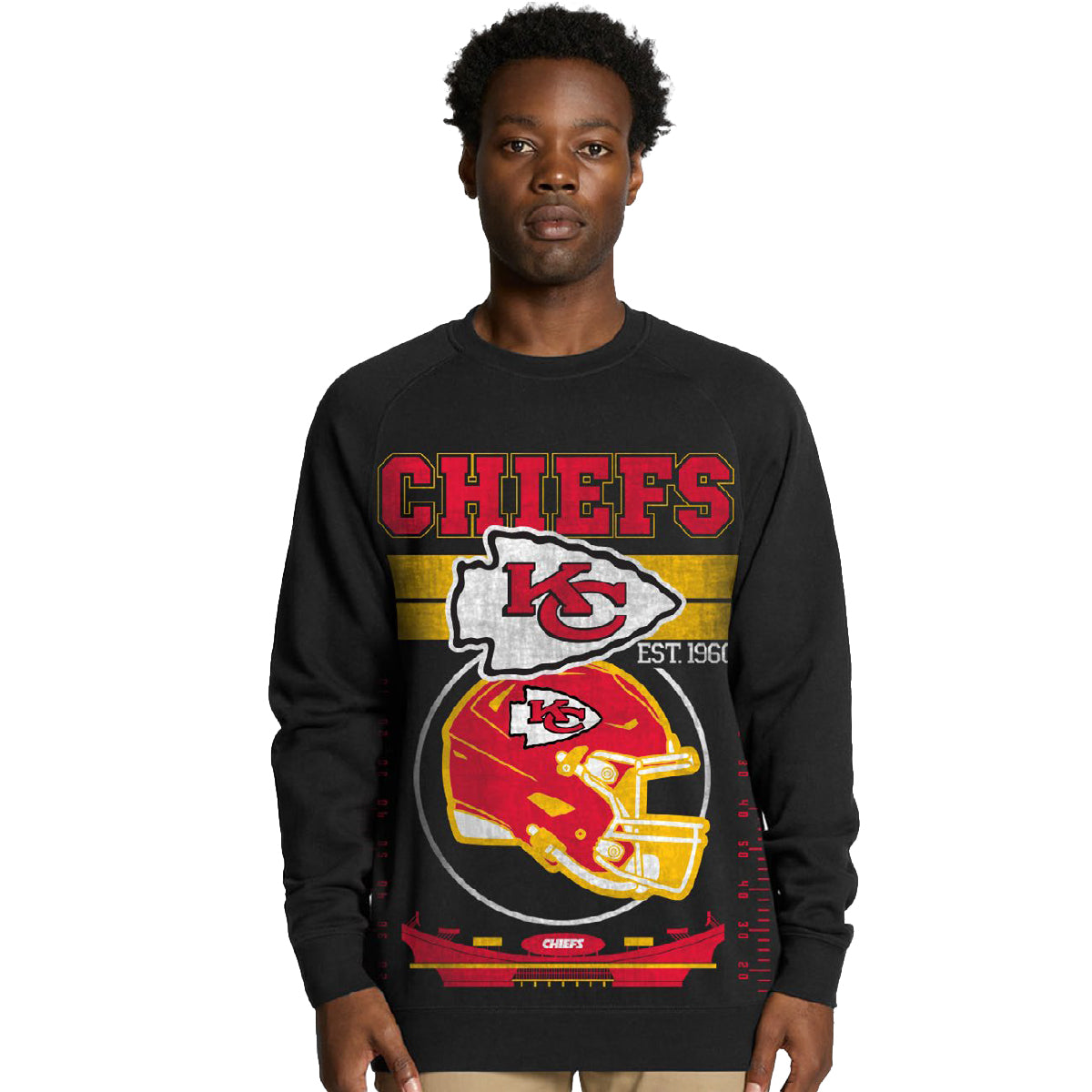 Kansas City Chiefs Graphic Crewneck Sweatshirt