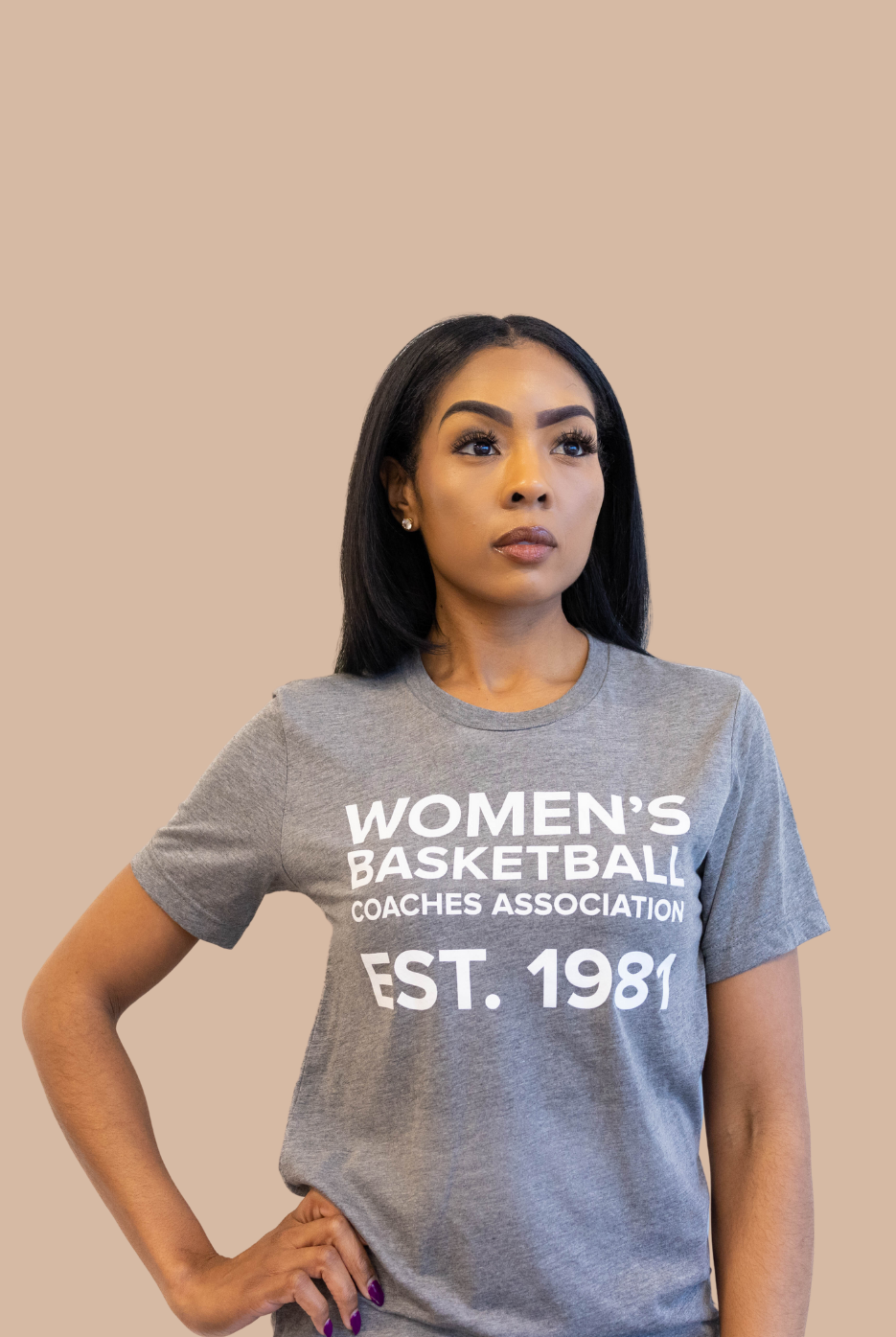 Established 1981: Women&#39;s Basketball Coaches Association V-Neck