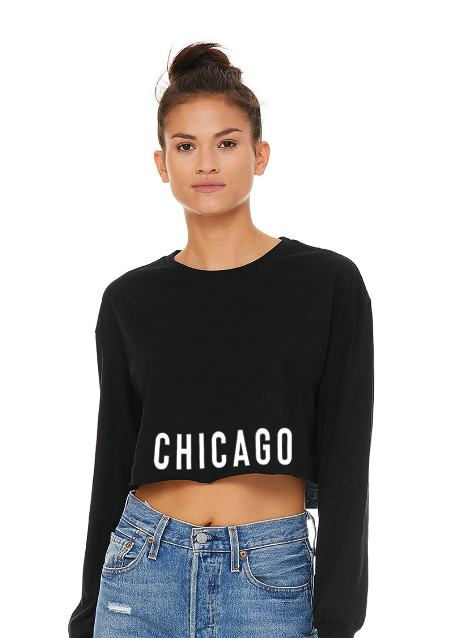 Chicago Cropped Long Sleeve
